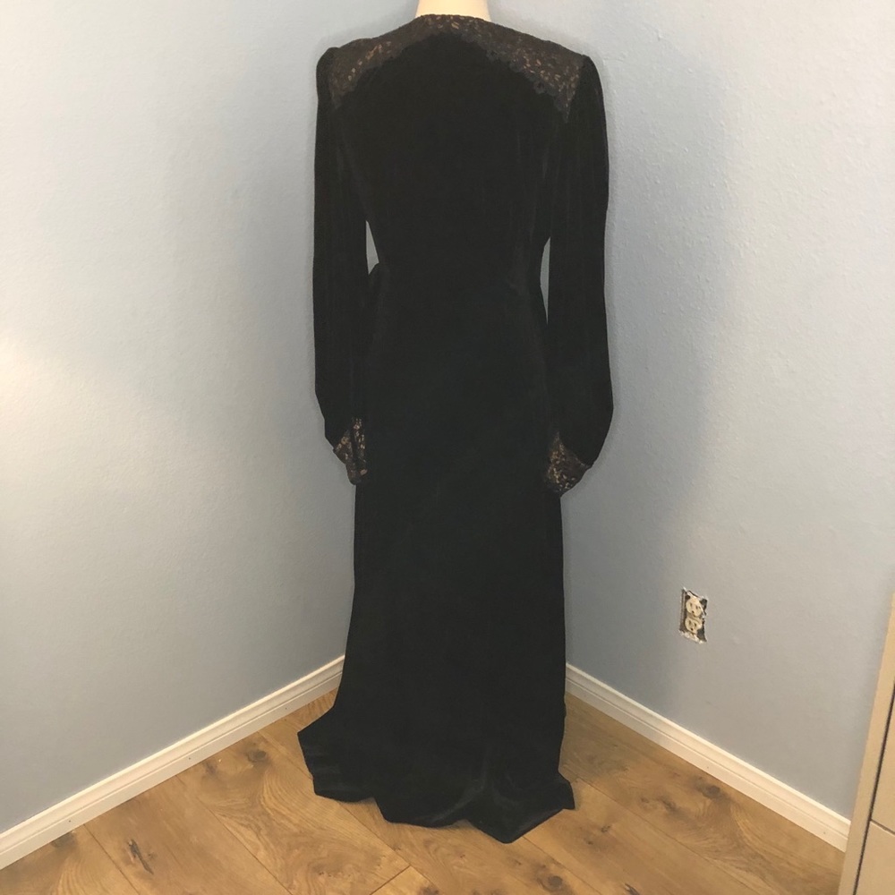 NWOT Dita Von Teese velvet DAHLIA retro Robe L - Picture 8 of 13